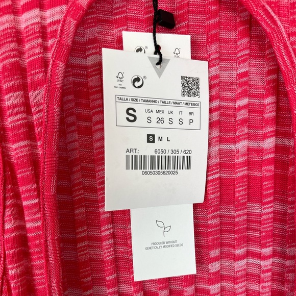 NWT ZARA Back Slit Dress Tunic Size S - Picture 7 of 16